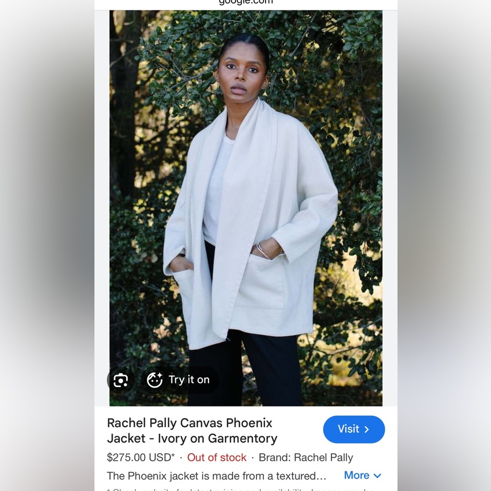 Rachel Pally Ivory Jacket